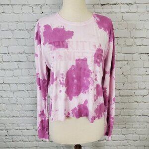 SPIRITUAL GANGSTER Supernova Long Sleeve Shirt top Tie Dye XS S NWT